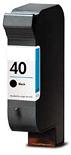 HP No 40 Black Ink Cartridge 51640Y 43ml Remanufactured SELECT YOUR OWN COLOURS - Free UK Delivery